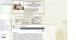 Desktop Screenshot of parrocchiacastelleone.it